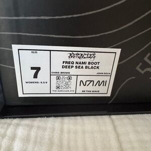 FREQ NAMI Deep Sea Black Boots | Women’s 8.5/9 (Men’s 7) | BNIB